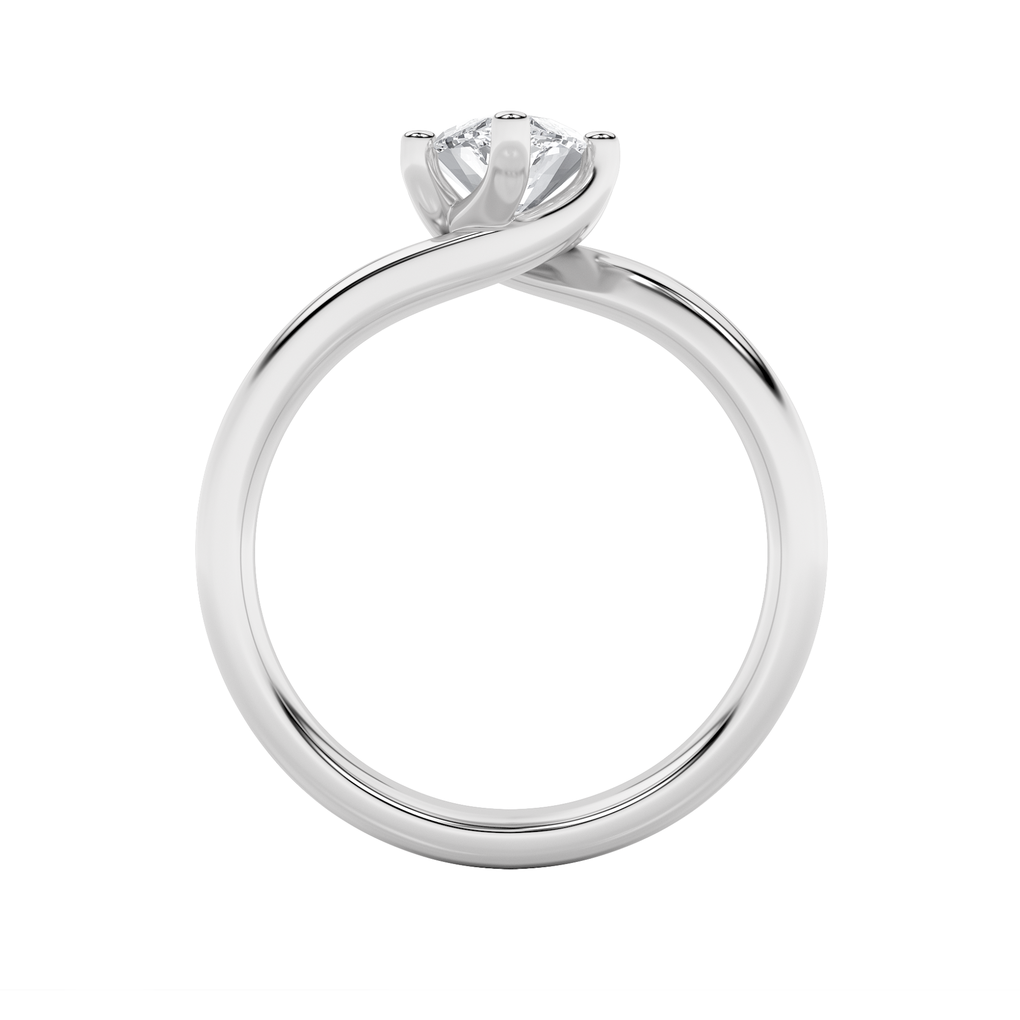 Signature Marquise Solitaire with Six Prongs - White Gold Aura Diamonds