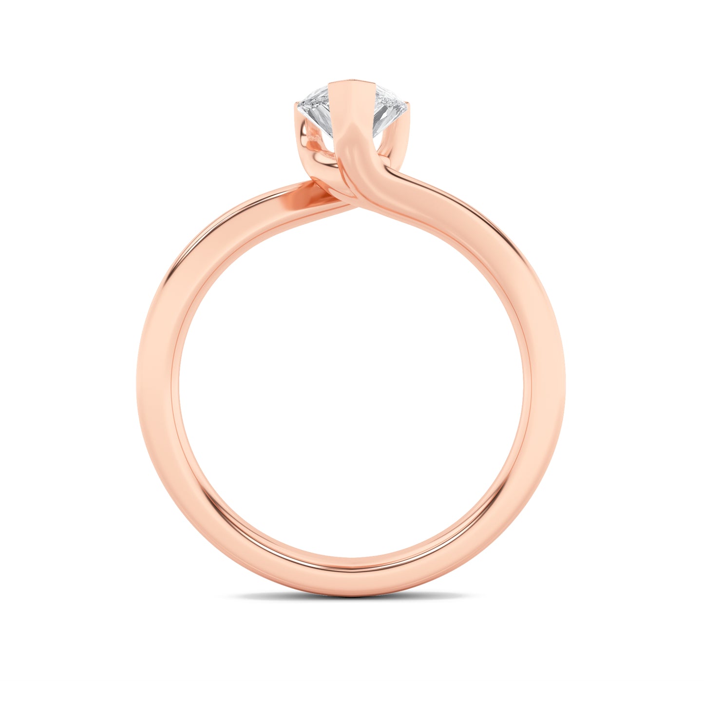 Signature Pear Cut Solitaire - Rose Gold