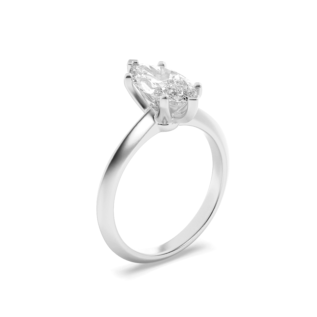 Chelsea Marquise Solitaire - White Gold Aura Diamonds