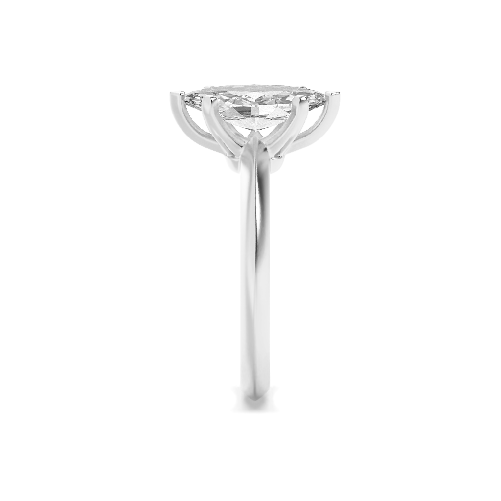 Chelsea Marquise Solitaire - White Gold Aura Diamonds