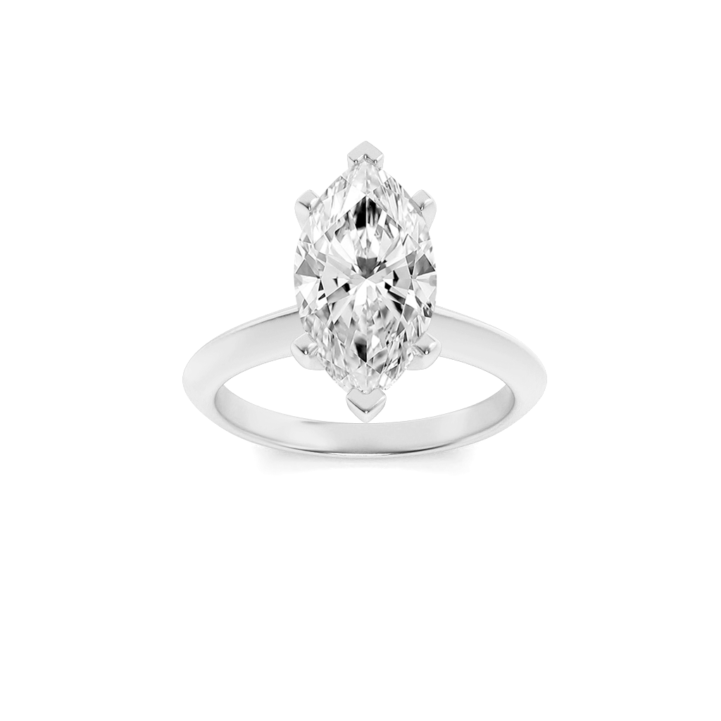 Chelsea Marquise Solitaire - White Gold Aura Diamonds