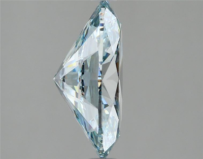 Intense Greenish Blue 3 Carat Oval Cut - VS1 | Loose Lab Grown Diamond for Engagement Ring | IGI Certified Aura Diamonds