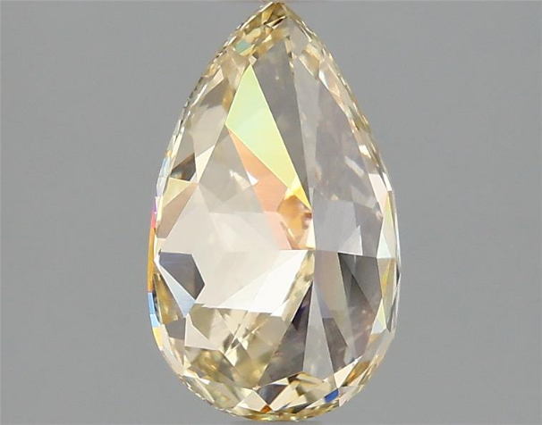 Intense Yellow 1.5 Carat Pear Cut - VVS1 | Loose Lab Grown Diamond for Engagement Ring | IGI Certified Aura Diamonds