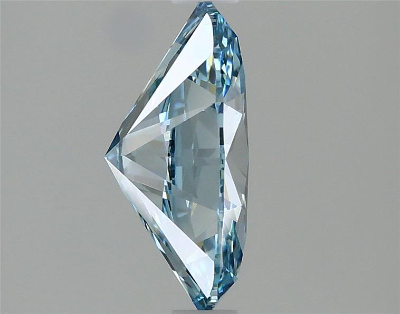 Vivid Blue 2 Carat Oval Cut - VVS2 | Loose Lab Grown Diamond for Engagement Ring | IGI Certified Aura Diamonds