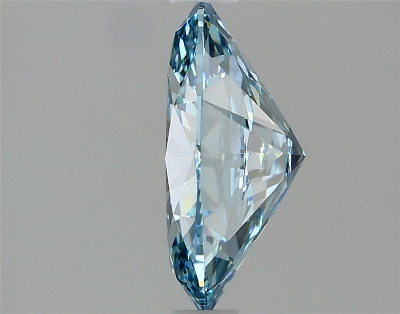 Vivid Blue 2 Carat Oval Cut - VVS2 | Loose Lab Grown Diamond for Engagement Ring | IGI Certified Aura Diamonds