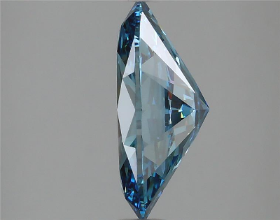 Vivid Blue 3 Carat Oval Cut - VVS2 | Loose Lab Grown Diamond for Engagement Ring | IGI Certified Aura Diamonds