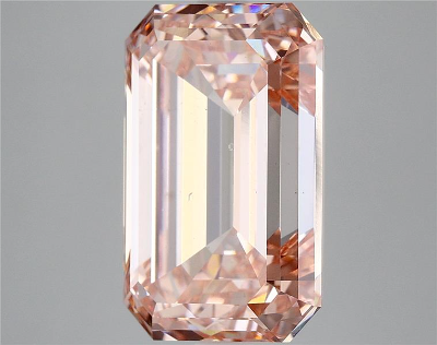 Intense Pink 10 Carat Emerald Cut - VS2 | Loose Lab Grown Diamond for Engagement Ring | IGI Certified Aura Diamonds