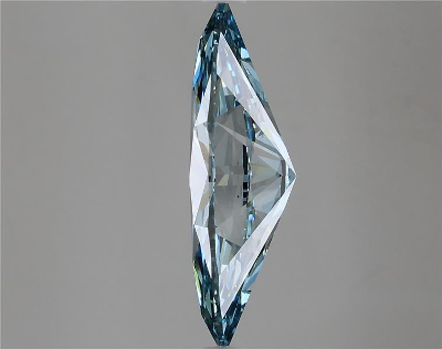 Vivid Blue 4 Carat Marquise Cut - VS1 | Loose Lab Grown Diamond for Engagement Ring | IGI Certified Aura Diamonds