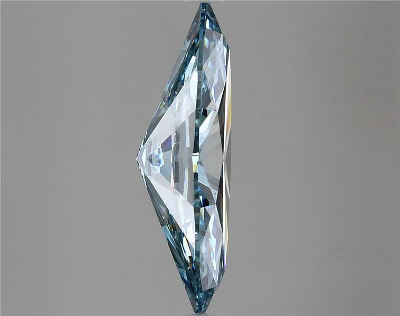 Vivid Blue 4 Carat Marquise Cut - VS1 | Loose Lab Grown Diamond for Engagement Ring | IGI Certified Aura Diamonds