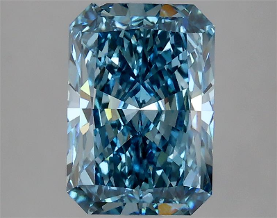 Vivid Blue 2.2 Carat Radiant Cut - VVS2 | Loose Lab Grown Diamond for Engagement Ring | IGI Certified Aura Diamonds