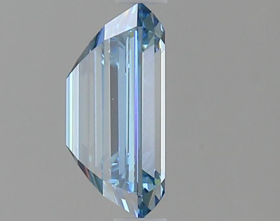 Vivid Blue 2 Carat Emerald Cut - VVS2 | Loose Lab Grown Diamond for Engagement Ring | IGI Certified Aura Diamonds
