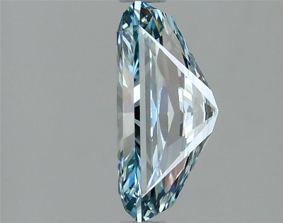 Vivid Blue 2.5 Carat Radiant Cut - VVS2 | Loose Lab Grown Diamond for Engagement Ring | IGI Certified Aura Diamonds