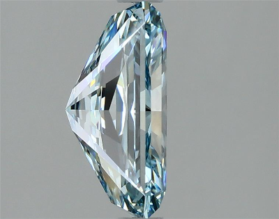 Vivid Blue 2.5 Carat Radiant Cut - VVS2 | Loose Lab Grown Diamond for Engagement Ring | IGI Certified Aura Diamonds