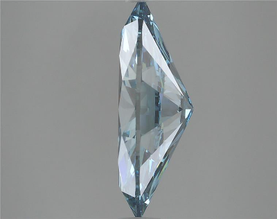 Vivid Blue 3.98 Carat Marquise Cut - VS1 | Loose Lab Grown Diamond for Engagement Ring | IGI Certified Aura Diamonds