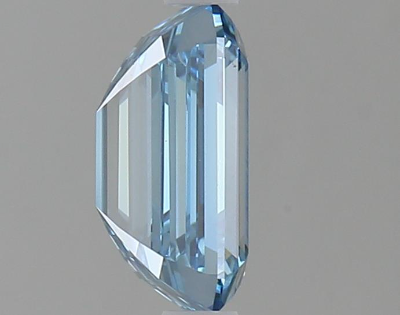 Vivid Blue 2 Carat Emerald Cut - VVS2 | Loose Lab Grown Diamond for Engagement Ring | IGI Certified Aura Diamonds