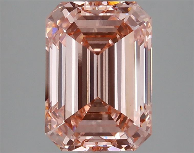 Intense Pink 2.9 Carat Emerald Cut - VVS2 | Loose Lab Grown Diamond for Engagement Ring | IGI Certified Aura Diamonds