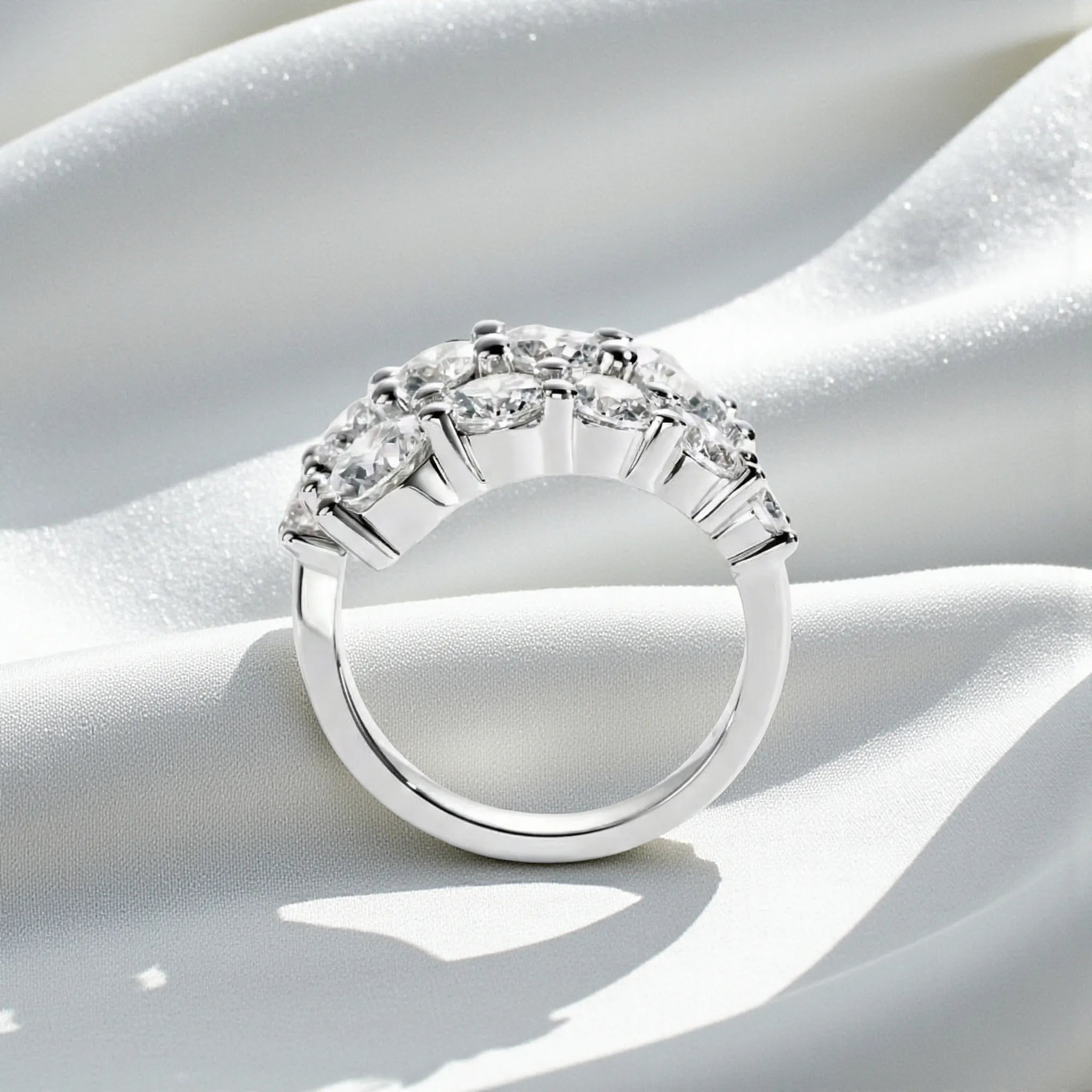 4.2 Carat Weight Vera Moissanite Ring Aura Diamonds