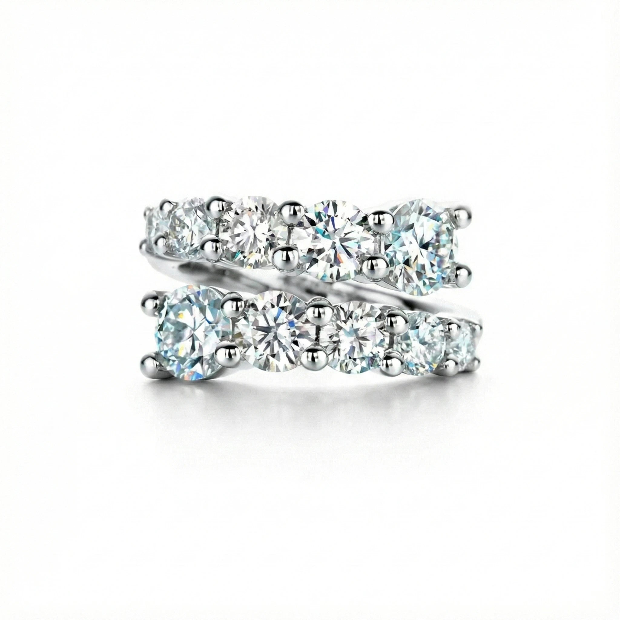 4.2 Carat Weight Vera Moissanite Ring Aura Diamonds