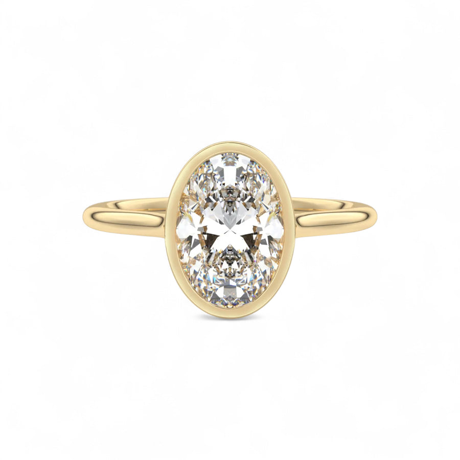 Isla Oval Bezel | Lab Diamond