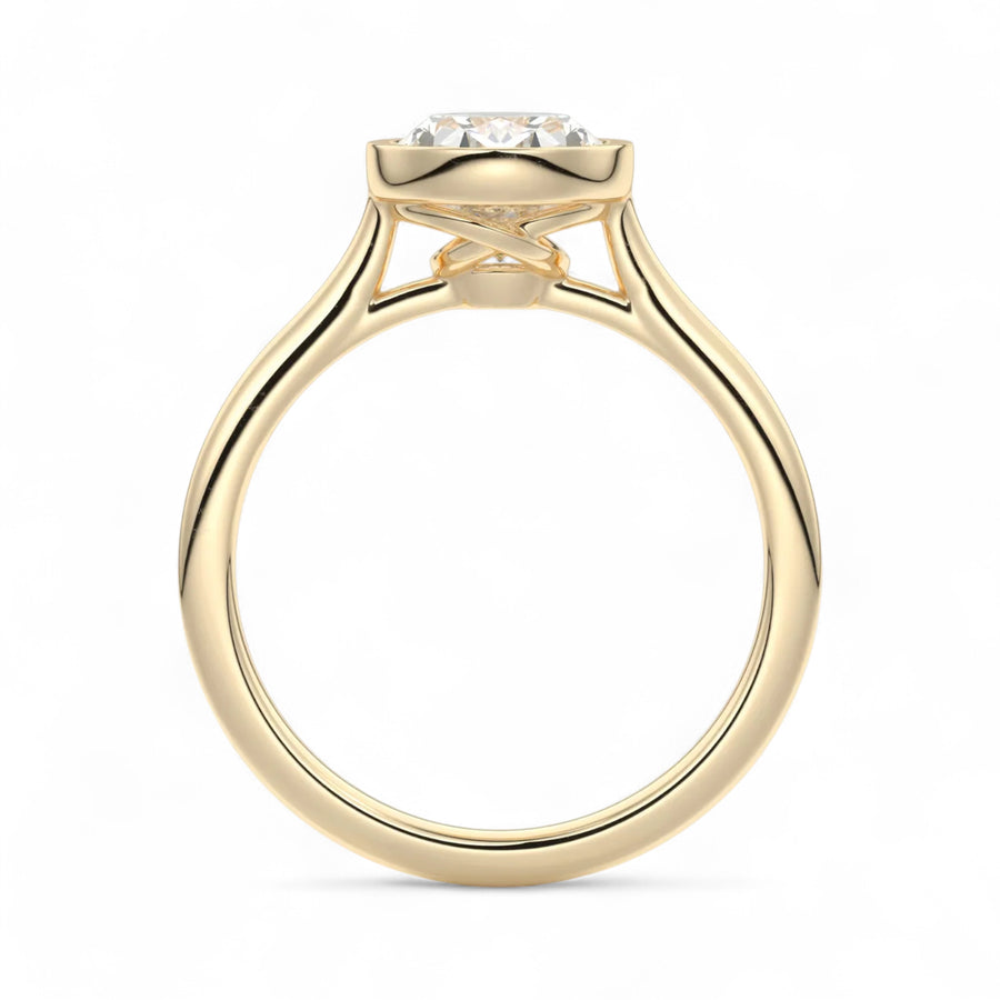 Isla Oval Bezel | Lab Diamond