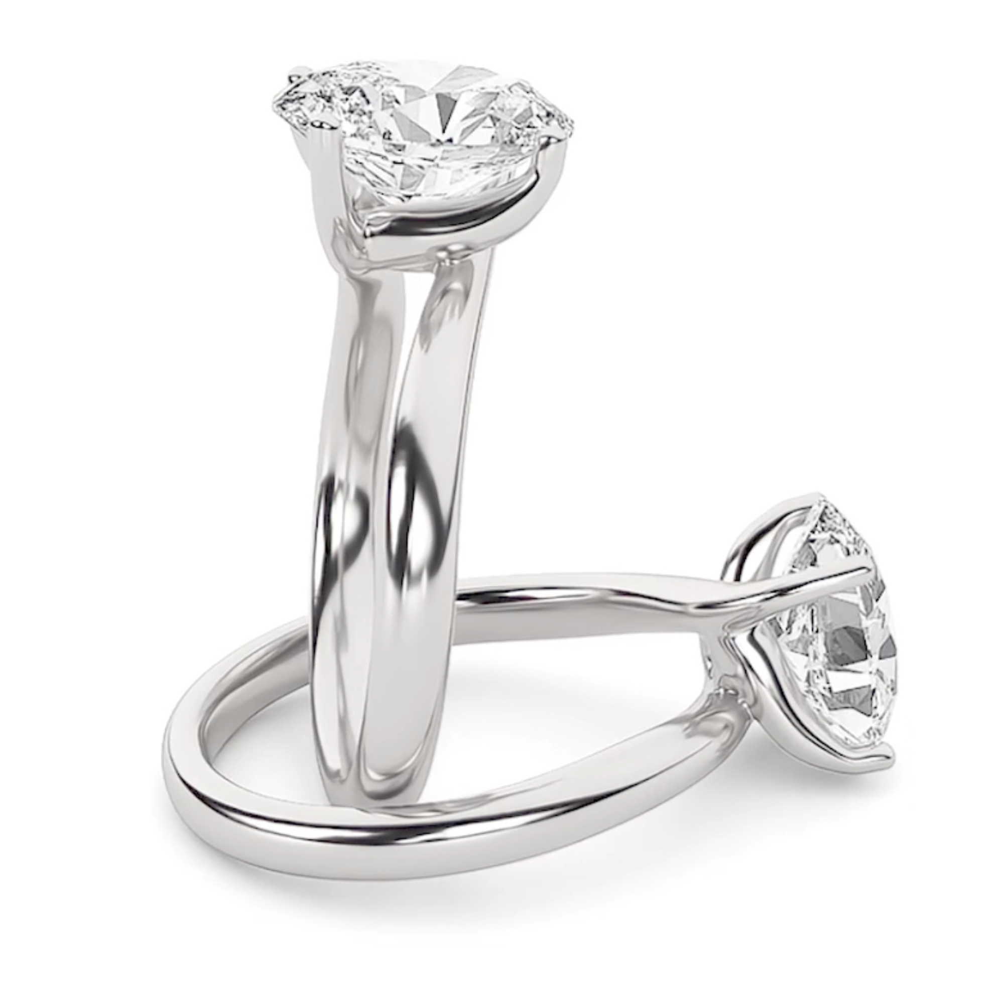 Signature Oval Cut Solitaire - Lab Diamond - IGI Certified Aura Diamonds