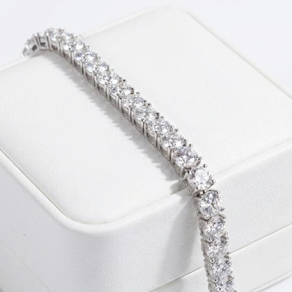 Tennis Bracelet 6.5MM - Bespoke Handcrafted - Moissanite