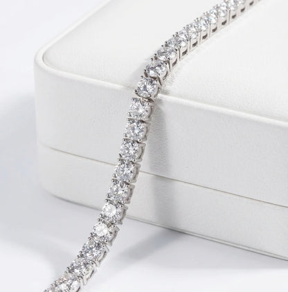 Tennis Bracelet 6.5MM - Bespoke Handcrafted - Moissanite
