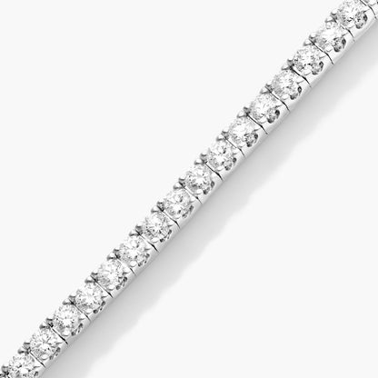 Tennis Bracelet 4MM / 5MM - Bespoke Handcrafted - Moissanite
