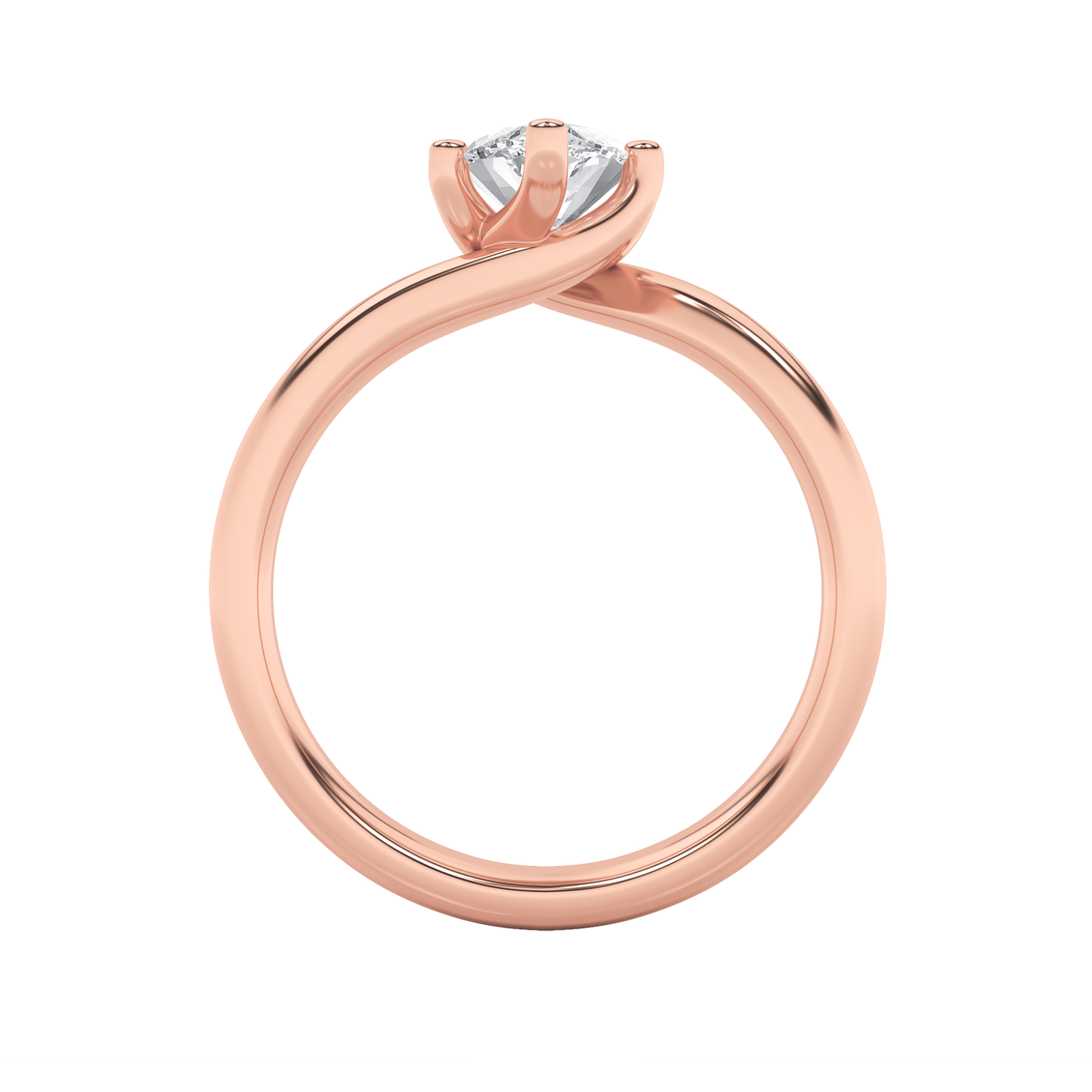 Signature Marquise Solitaire with Six Prongs - Rose Gold