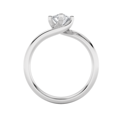 Signature Marquise Solitaire with Six Prongs - White Gold