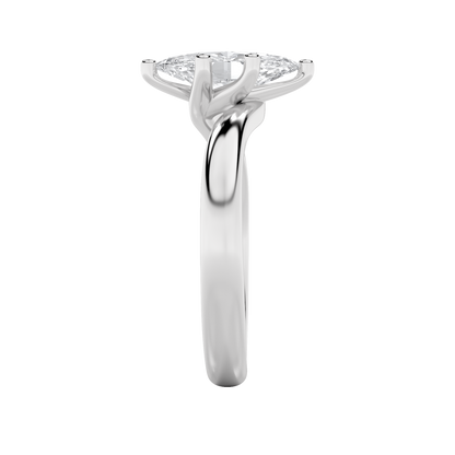 Signature Marquise Solitaire with Six Prongs - White Gold