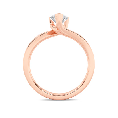Signature Pear Cut Solitaire  - Rose Gold