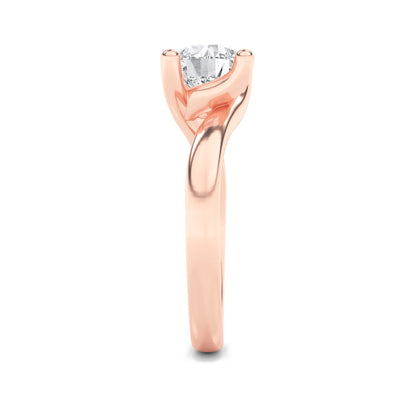 Signature Round Brilliant Solitaire  - Rose Gold