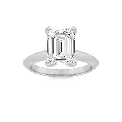 Haylee Emerald Solitaire - White Gold