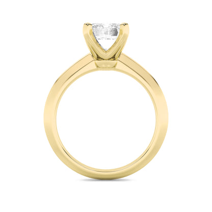 Haylee Emerald Solitaire - Yellow Gold