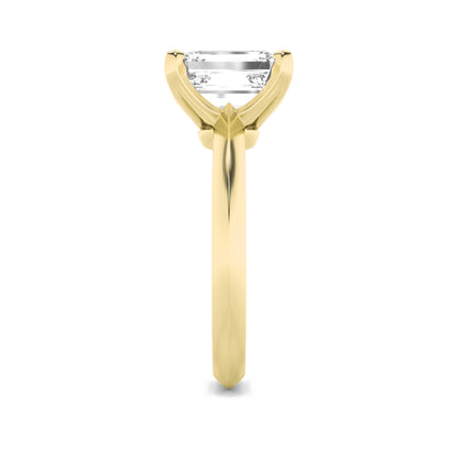 Haylee Emerald Solitaire - Yellow Gold