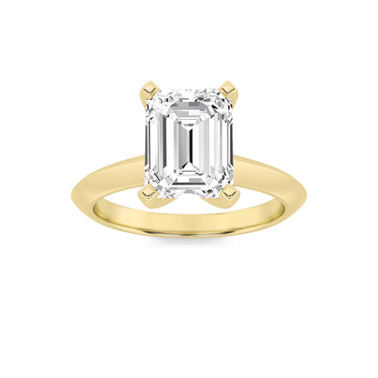 Haylee Emerald Solitaire - Yellow Gold