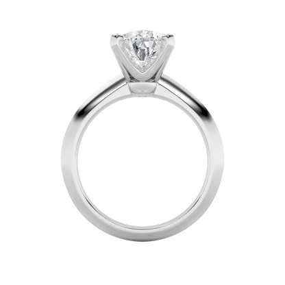 Brooke Pear Solitaire - White Gold
