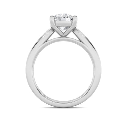 Taylor Round Cut Solitaire - Cathedral Setting - White Gold
