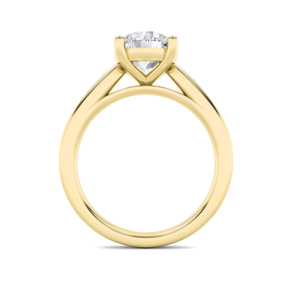 Taylor Round Cut Solitaire - Cathedral Setting - Yellow Gold