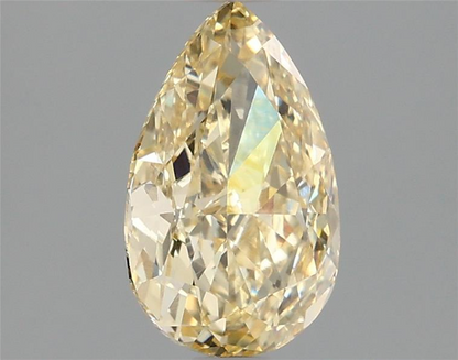 10 Carat Pear Cut Intense Yellow - VVS2 | Loose Lab Grown Diamond for Engagement Ring | IGI Certified