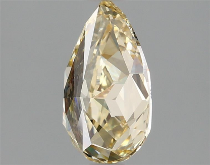 10 Carat Pear Cut Intense Yellow - VVS2 | Loose Lab Grown Diamond for Engagement Ring | IGI Certified