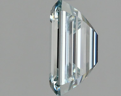 Greenish Blue 2 Carat Emerald Cut - VS1 | Loose Lab Grown Diamond for Engagement Ring | IGI Certified Aura Diamonds