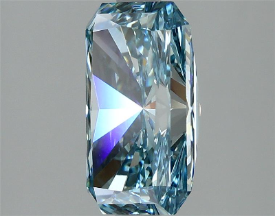 Vivid Blue 2.5 Carat Radiant Cut - VVS2 | Loose Lab Grown Diamond for Engagement Ring | IGI Certified Aura Diamonds