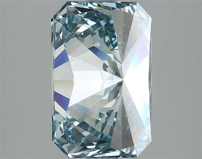 Vivid Blue 2.5 Carat Radiant Cut - VVS2 | Loose Lab Grown Diamond for Engagement Ring | IGI Certified Aura Diamonds