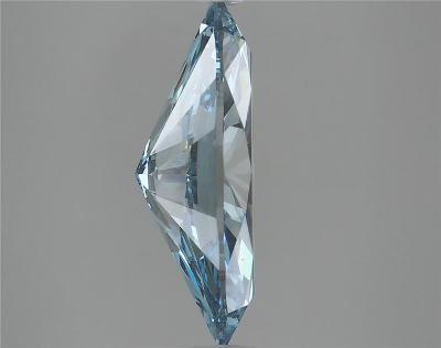 Vivid Blue 3.98 Carat Marquise Cut - VS1 | Loose Lab Grown Diamond for Engagement Ring | IGI Certified Aura Diamonds