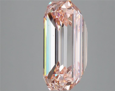 Intense Pink 5 Carat Emerald Cut - VS1 | Loose Lab Grown Diamond for Engagement Ring | IGI Certified Aura Diamonds
