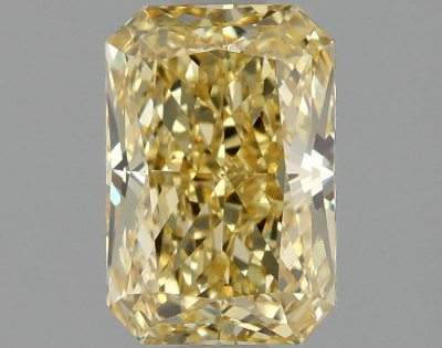 Intense Yellow 1.5 Carat Radiant Cut - VVS1 | Loose Lab Grown Diamond for Engagement Ring | IGI Certified
