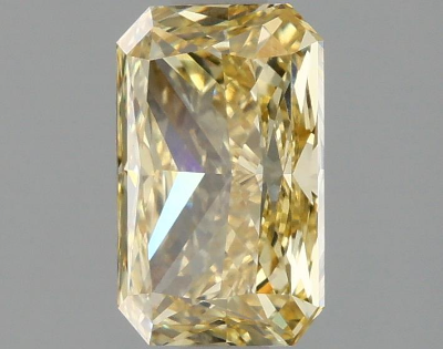 Intense Yellow 1.5 Carat Radiant Cut - VVS1 | Loose Lab Grown Diamond for Engagement Ring | IGI Certified