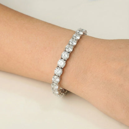 Tennis Bracelet 6.5MM - Bespoke Handcrafted - Moissanite